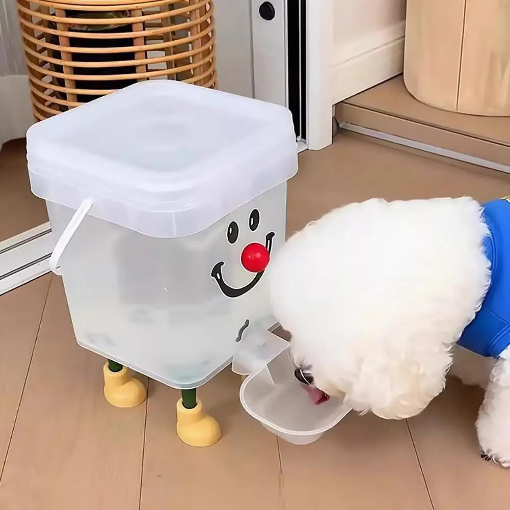 Large-capacity Pet Gravity Automatic Water Replenishment Dispenser Dog Cat Bucket Drinking Fountain Pet Safe Health Water Feeder Peaceful Pleasures Health and Wellness