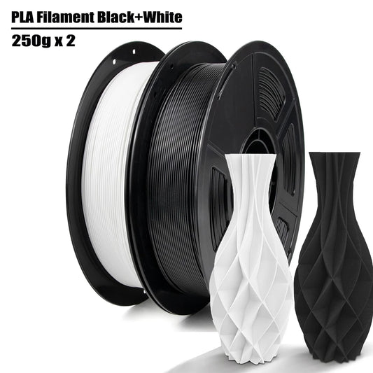 3D Maliang PLA Filament 1.75mm ±0.02mm | 500g Black & White 3D Printer Filament Peaceful Pleasures Health and Wellness Black White