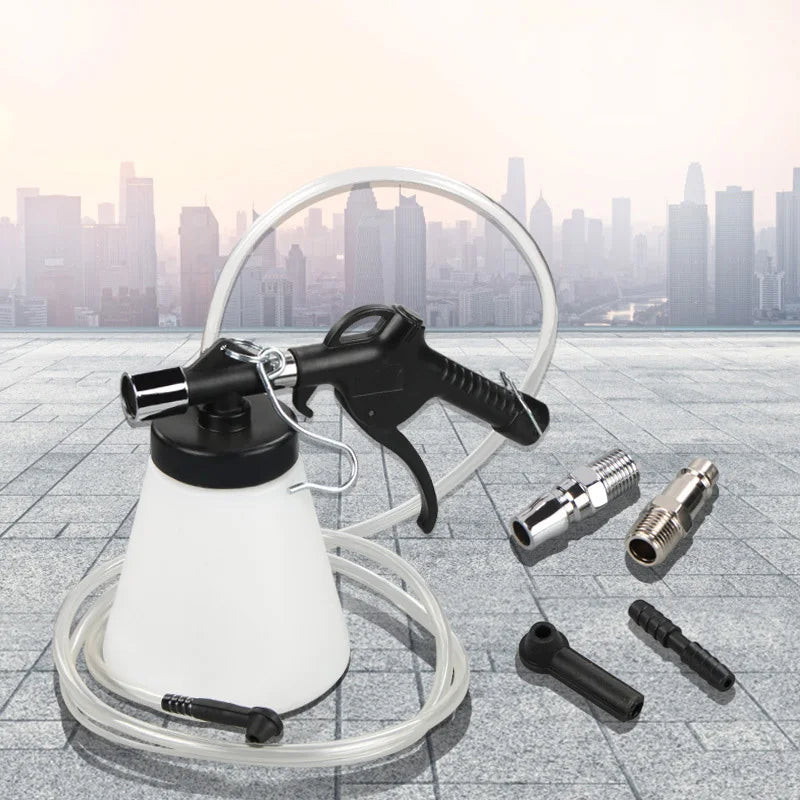 1L Pneumatic Brake Oil Bleeder Kit Car Brake Fluid Replacement Filler Air Bleeding Tool Set Peaceful Pleasures Health and Wellness