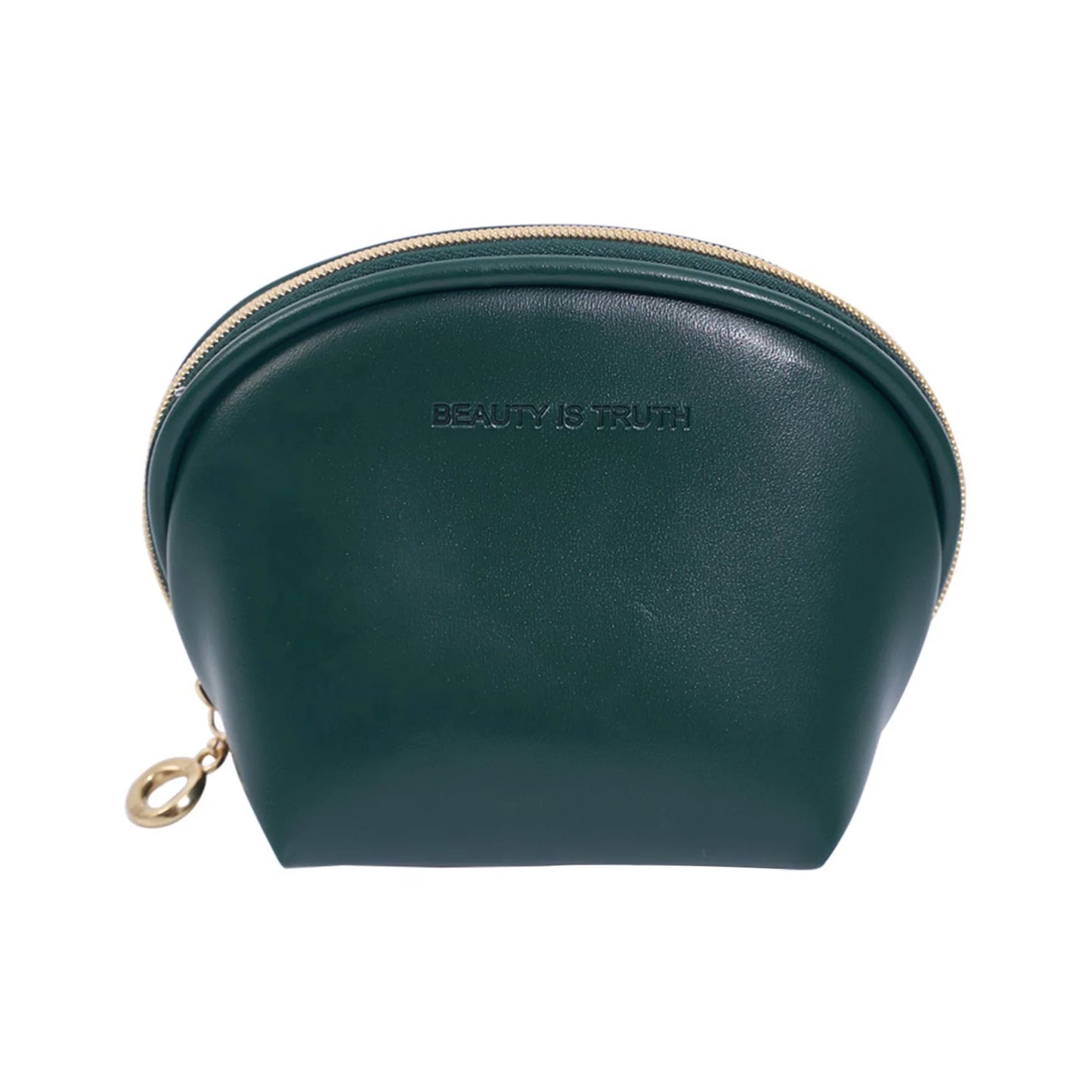 Lipstick Storage Pouch Wallet Insert Portable Cosmetic Bag Compact Lightweight Travel Essential Durable Polyester PVC Coating Peaceful Pleasures Health and Wellness green