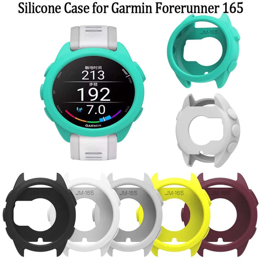 Silicone Case Cover & Screen Protector – Garmin Forerunner 165 Peaceful Pleasures Health and Wellness