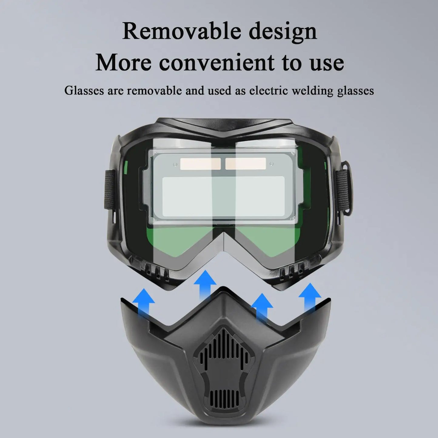 Auto Darkening Welding Helmet | Detachable Antiglare Welder Mask