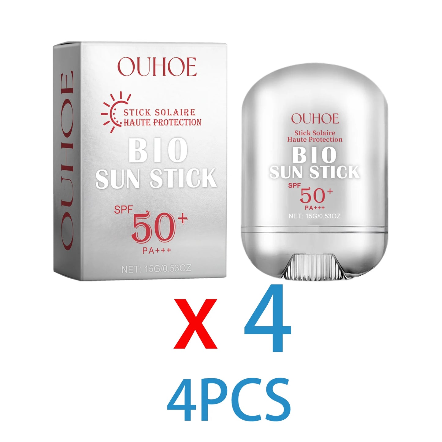 SPF 50 Niacinamide Sun Stick – Broad Spectrum UVA/UVB Peaceful Pleasures Health and Wellness 4PCS