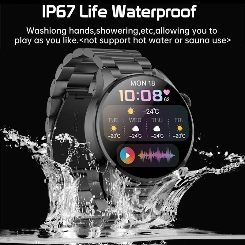 2024 New SmartWatch for Men Women Watches Amoled Bluetooth Call Sport IP67 Waterproof Heart Rate Sleep Smart Watch Pk Watch3 Pro Peaceful Pleasures Health and Wellness