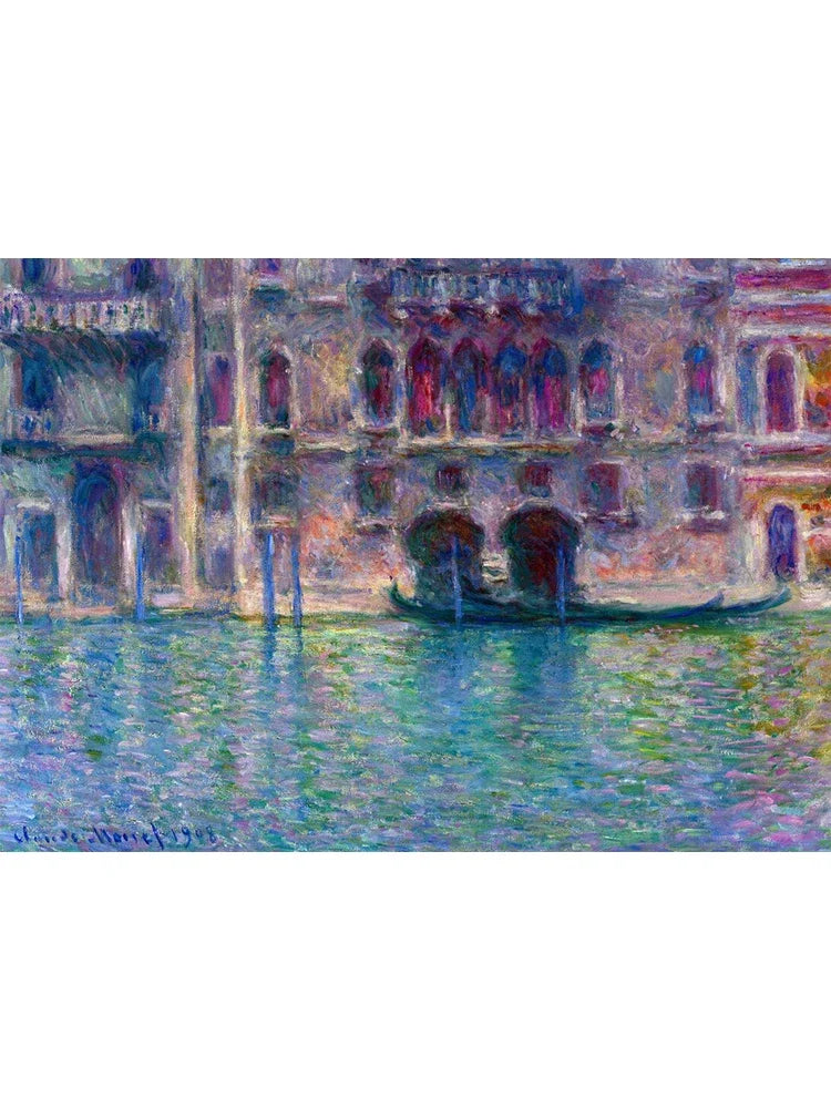 Claude Monet Exhibition Posters Canvas Oil Painting Garden Boat Lake Landscape Nature Landscape Wall Room Home Decor Peaceful Pleasures Health and Wellness