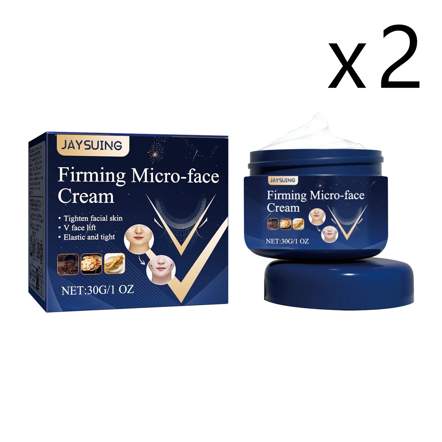 Jaysuing V-Line Lifting Firming Face & Neck Cream 30g