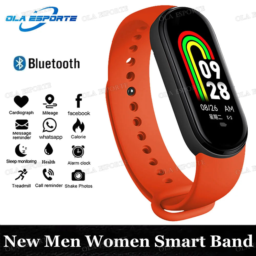 10-Pack Smart Fitness Band | Heart Rate, Sleep & GPS Tracker