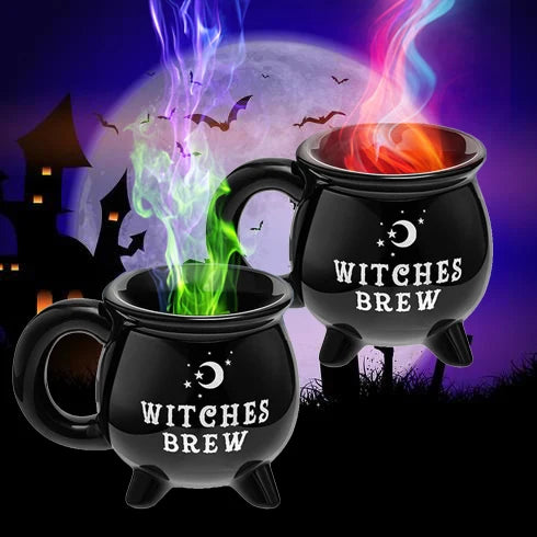Witch Brew Cauldron Ceramic Coffee Mug | 350ml / 11.8oz – Halloween Gift, Microwave & Dishwasher Safe