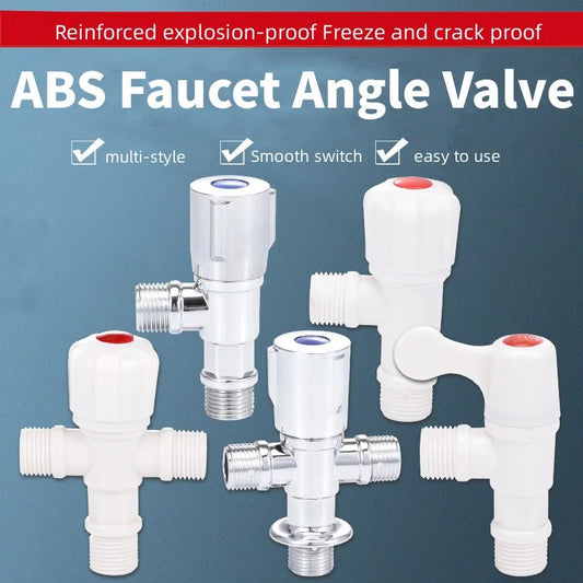 Plastic Angle Stop Valve G1/2 – Toilet & Sink Shut-Off Angle Stop Valve Oasis Select