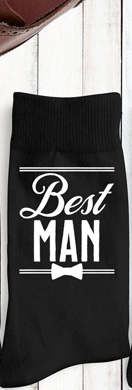 Wedding Party Socks | Groomsman, Best Man & Father of Bride Gift