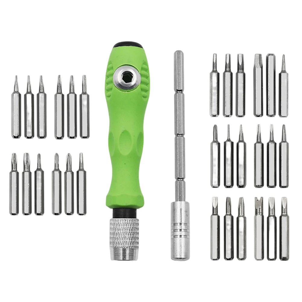 32-in-1 Magnetic Precision Screwdriver Bit Set Peaceful Pleasures Health and Wellness