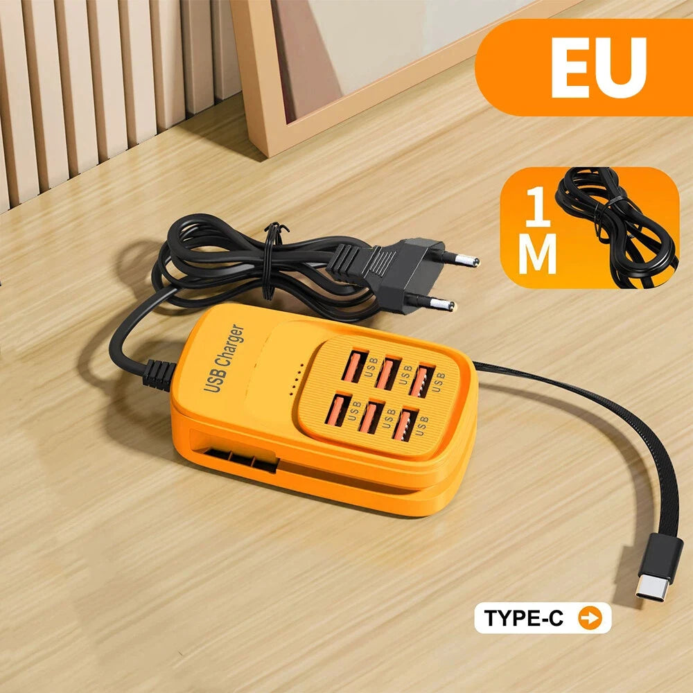 Desktop Power Strip 6 USB-A & 3 USB-C PD Fast Charging Hub