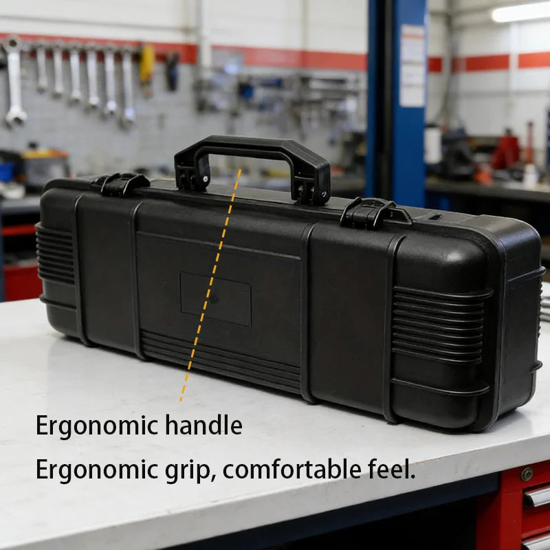 Safety Instrument Tool Box Protective Waterproof Shockproof Toolbox Sealed Tool Case Impact Resistant Suitcase With Sponge Peaceful Pleasures Health and Wellness