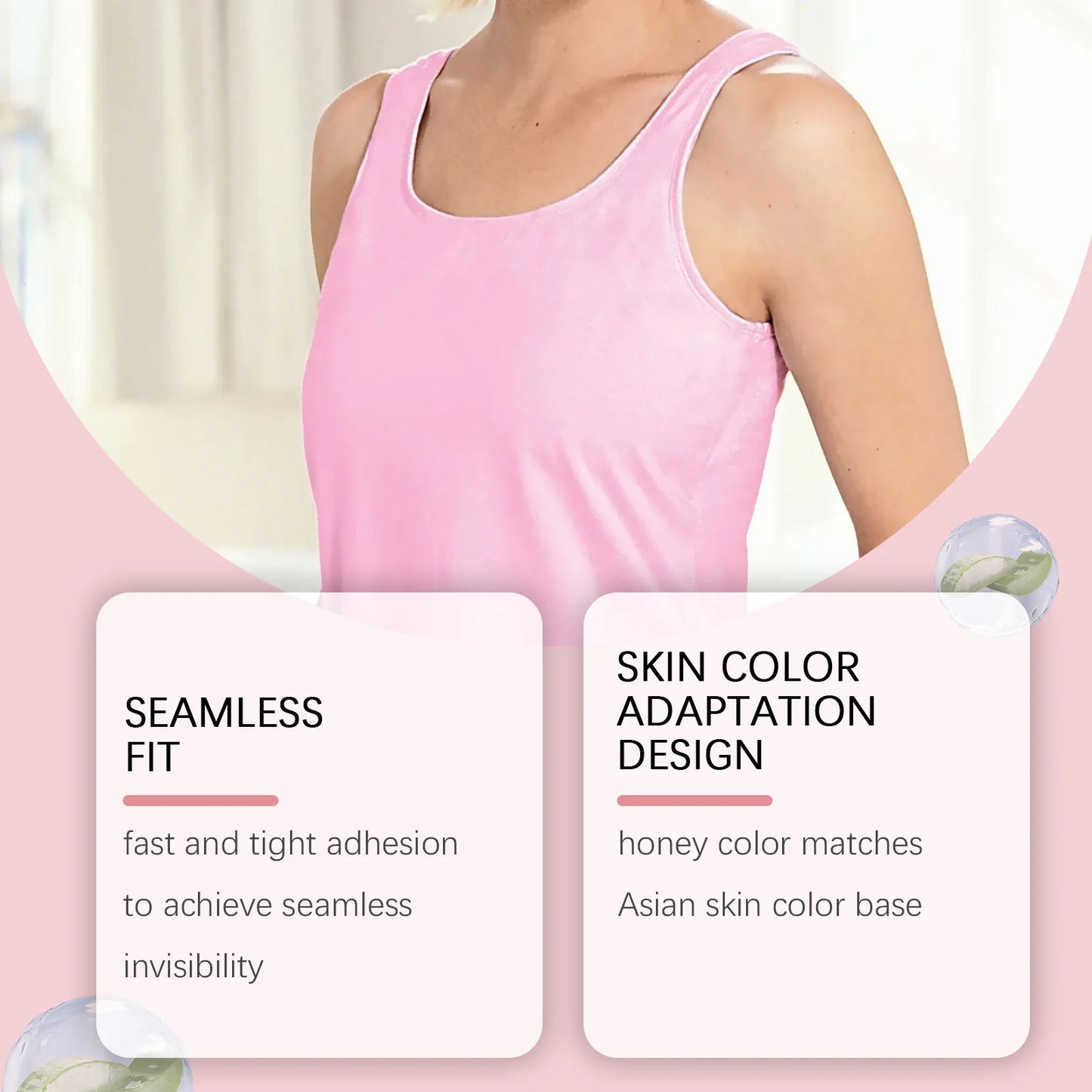OceAura Invisible Silicone Breast Lift Patches | Seamless Support Breast Lift Patches Peaceful Pleasures Health and Wellness