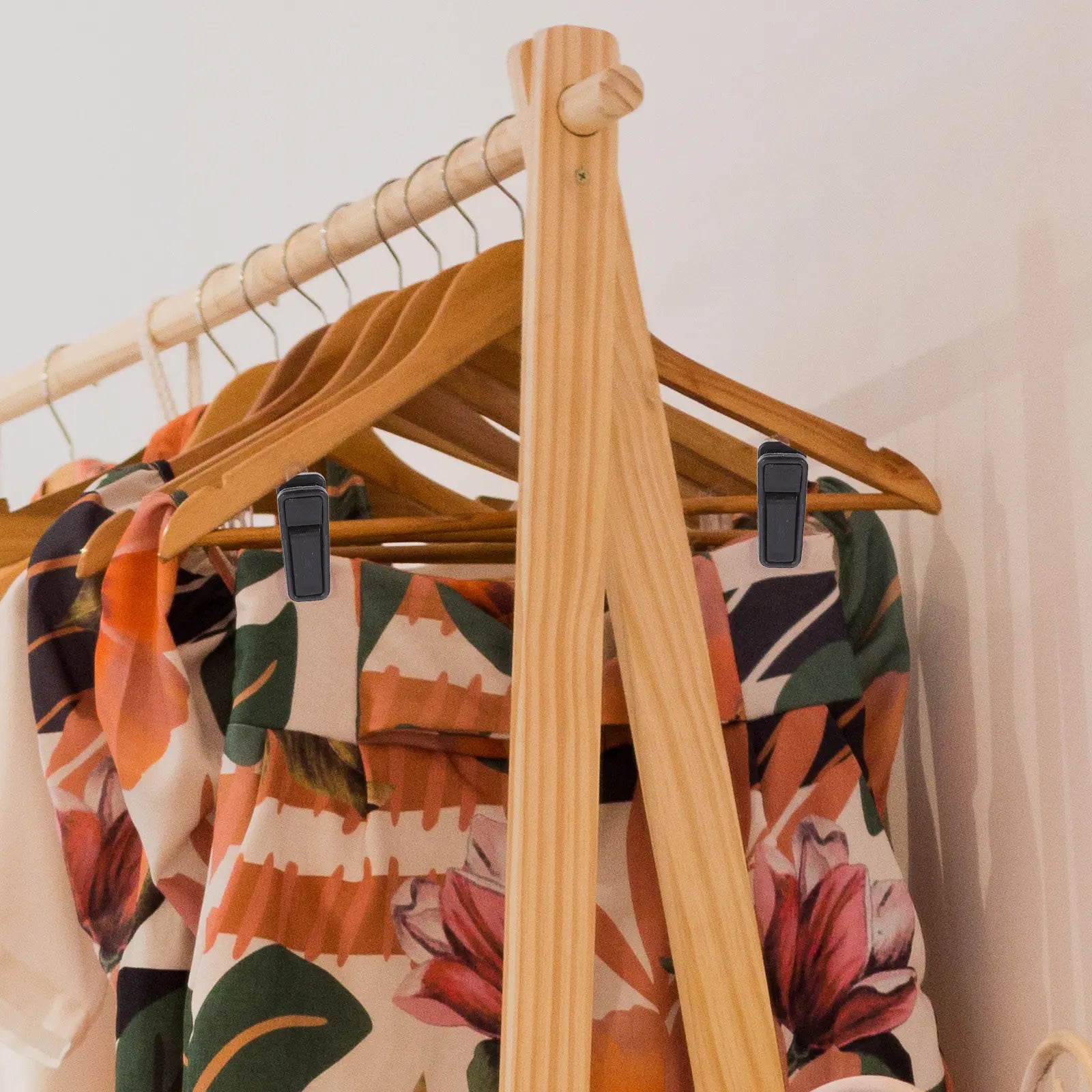 20Pcs Multi Purpose Clothes Hanger Clips Heavy Duty Windproof for Shirts Skirts Pants Shorts Blankets Sheets Laundry Hanging Peaceful Pleasures Health and Wellness