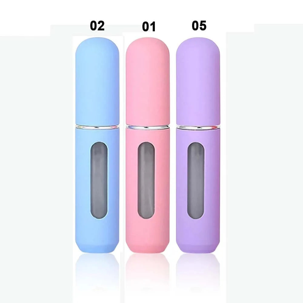 2026 Mini Perfume Bottle 5ML 1/3/6PCS Candy Color Refillable Travel Spray Bottles Press Bottom Filling Dispenser Bottle ﻿ Peaceful Pleasures Health and Wellness 106-1-2-5