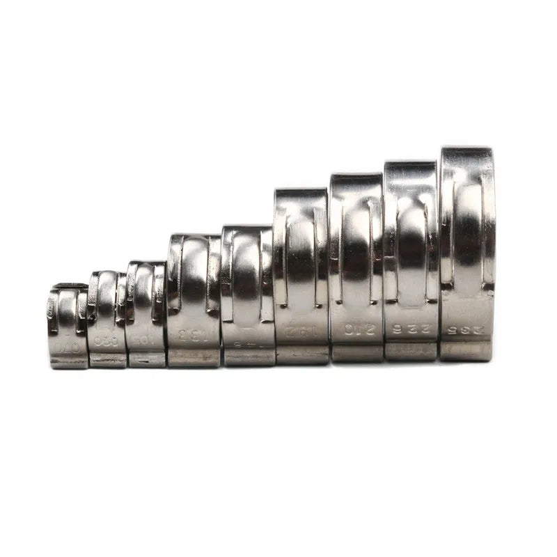 130-Pc Stainless Steel Hose Clamp Set + R-Type Crimping Pliers Peaceful Pleasures Health and Wellness