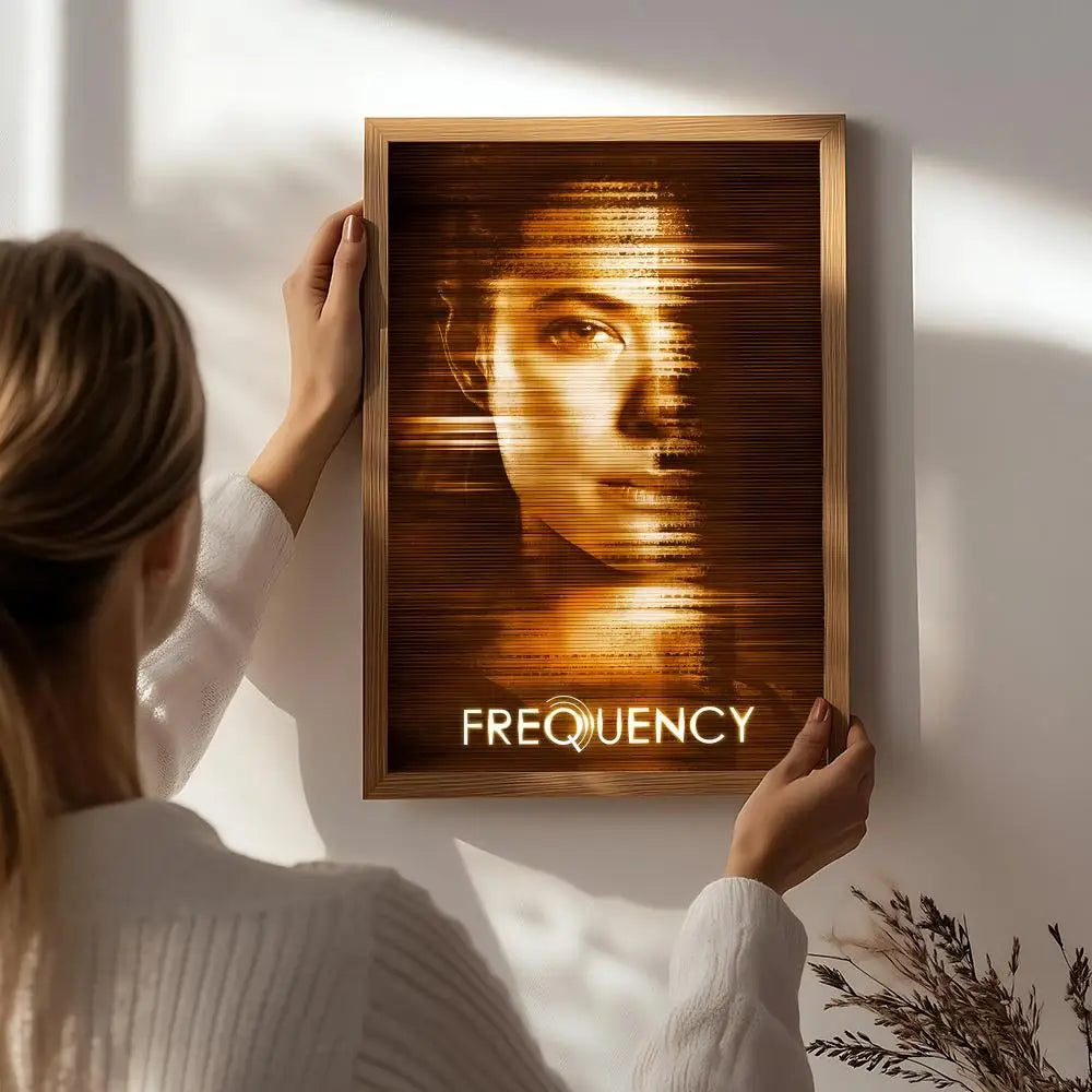 Movie Frequency Poster – HD Self-Adhesive Waterproof Wall Art Wall Art Poster Peaceful Pleasures Health and Wellness White4 21X30cmNoframe