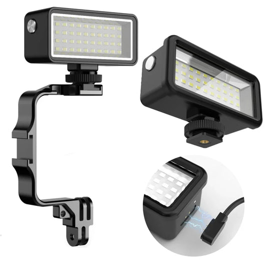 VeFly 40M Waterproof Underwater LED Fill Light for GoPro & DJI Underwater Video Light Oasis Select