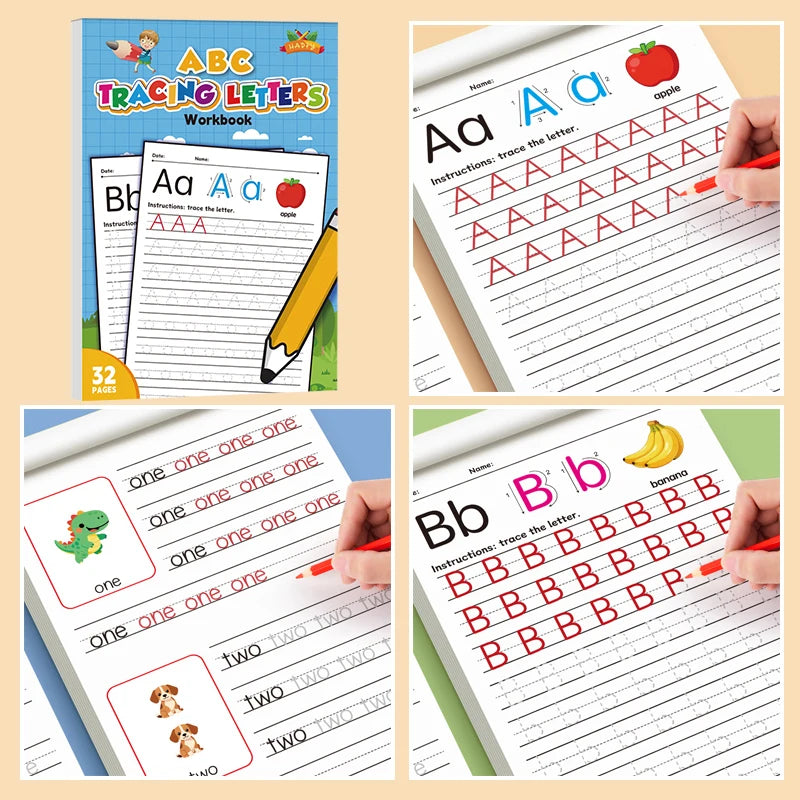 26 Alphabet Practicing Uppercase Lowercase Letters English Coloring