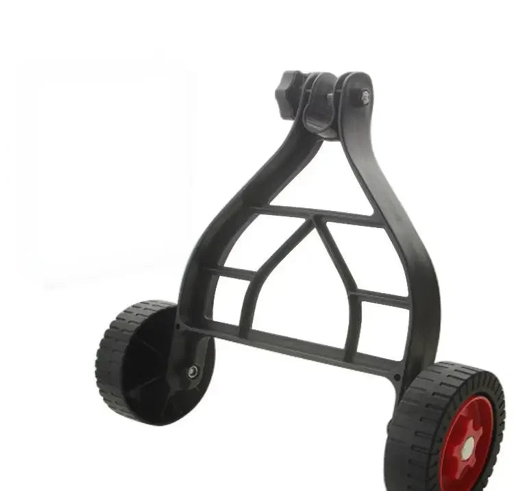 Universal Adjustable Lawn Mower Support Wheel: Portable Side-Mount Attachment for Trimmers & Grass-Cutting Tools Peaceful Pleasures Health and Wellness