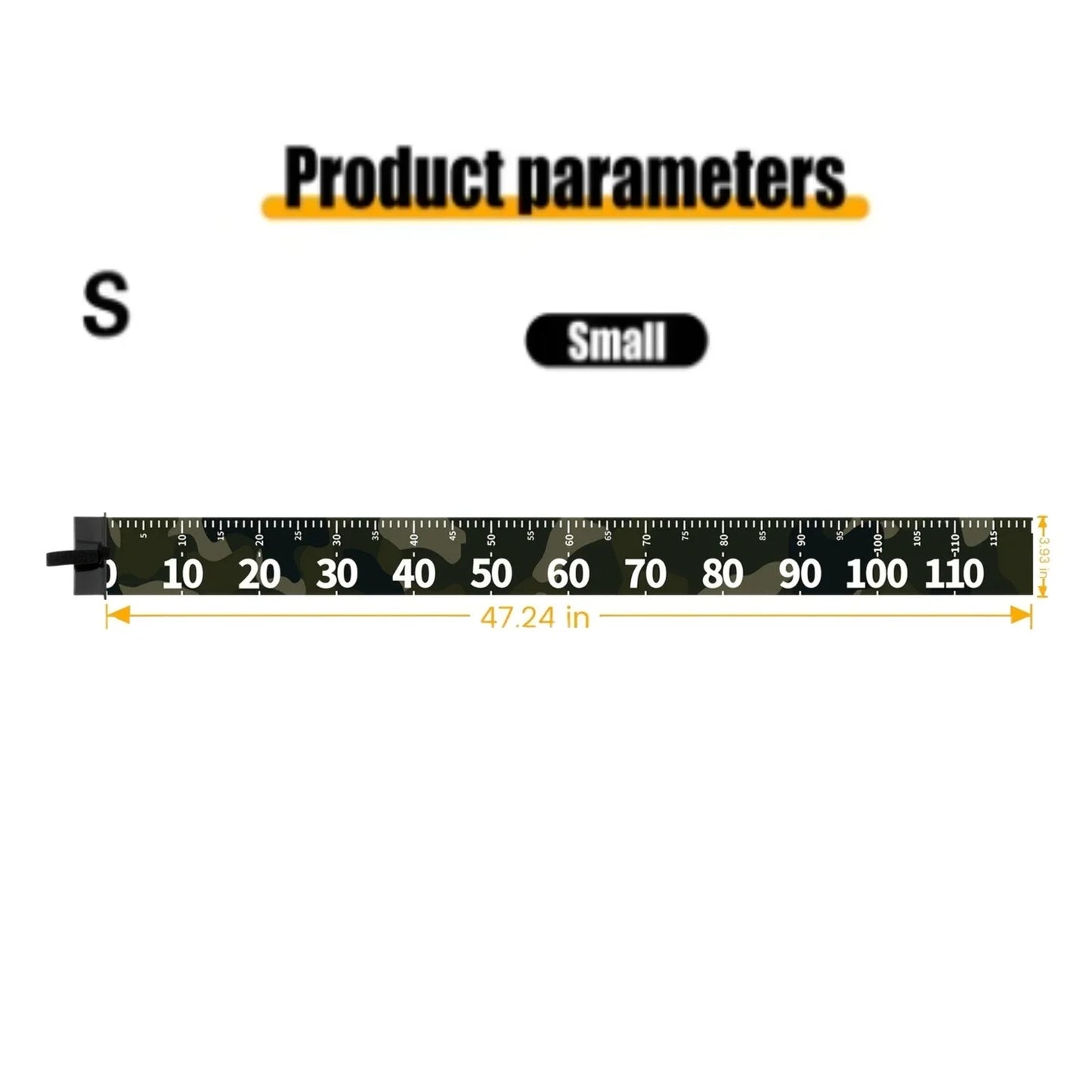 Waterproof Foldable PVC Fish Measuring Ruler | Fishing Tape