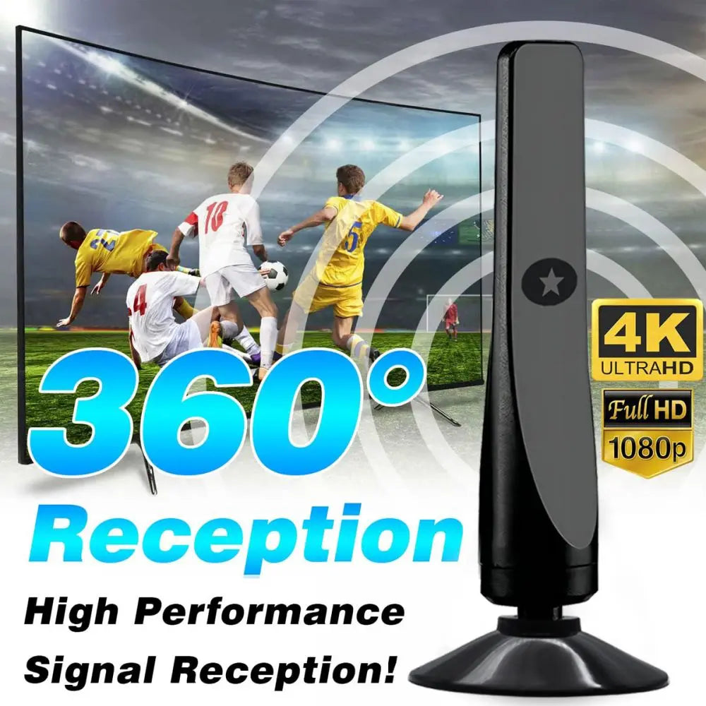 Indoor HDTV Digital Antenna – DTMB 1080p 50-Mile 20dBi