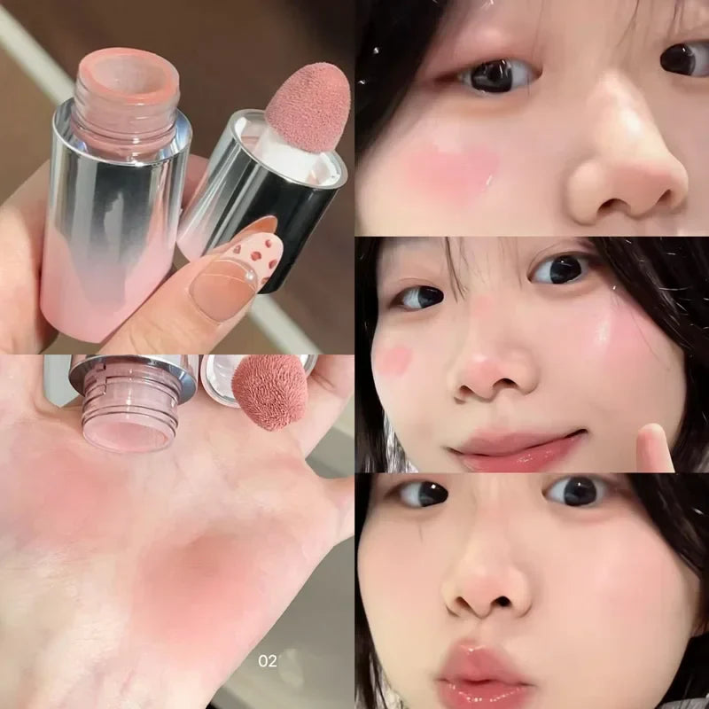 SAKSRAAR Liquid Blush Stick – Waterproof, Lips & Cheeks