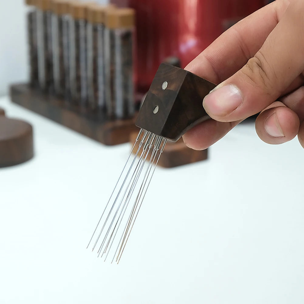Espresso-Coffee Distribution Tool With Magnetic Design Multifunctional Coffee Powder Dispersing Needle Great Present Idea Peaceful Pleasures Health and Wellness