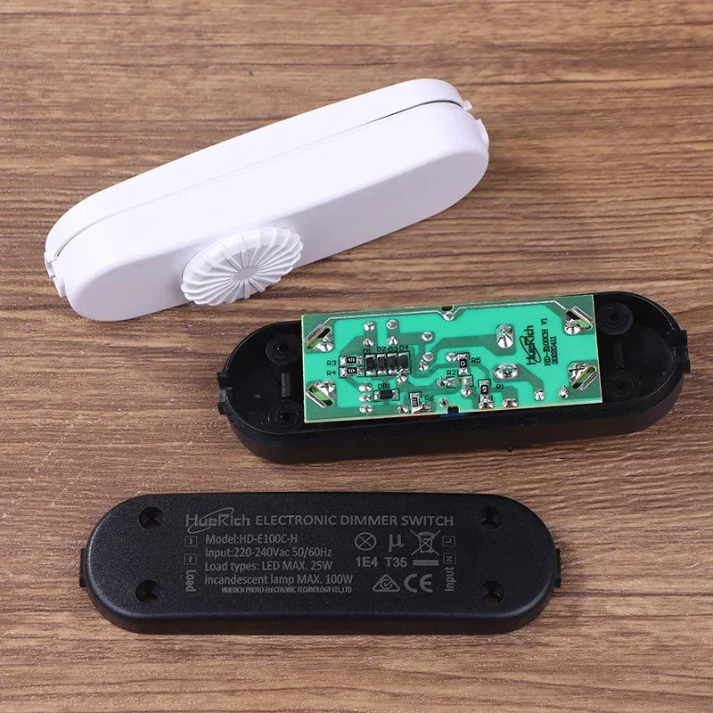 Rotary LED Dimmer Switch 120V/220V – LED, CFL & Halogen