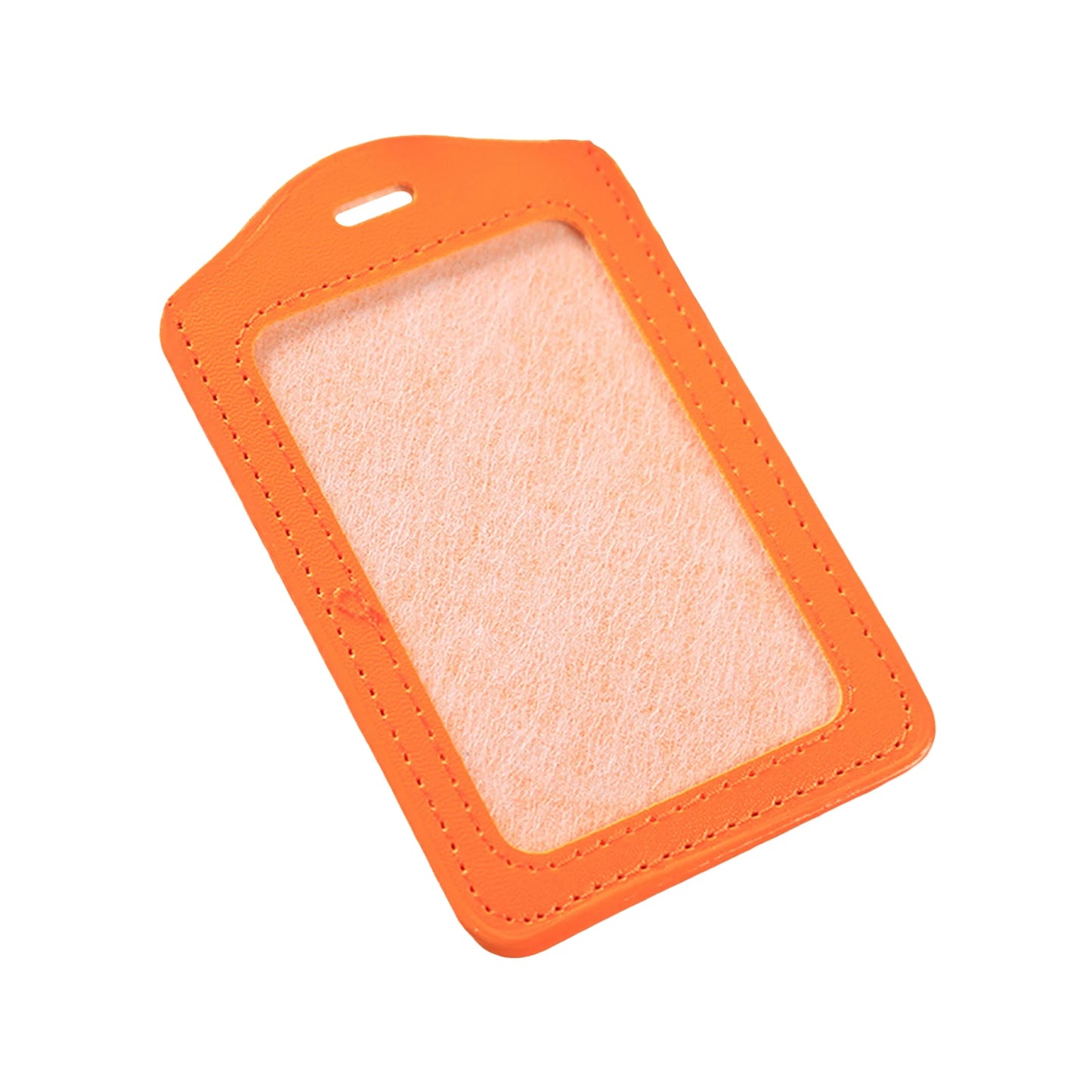 Business Card Protector Cover Waterproof and Wear-Resistant Card Case for Bus Pass Card Bank Credit Card Peaceful Pleasures Health and Wellness Vertical style-orang