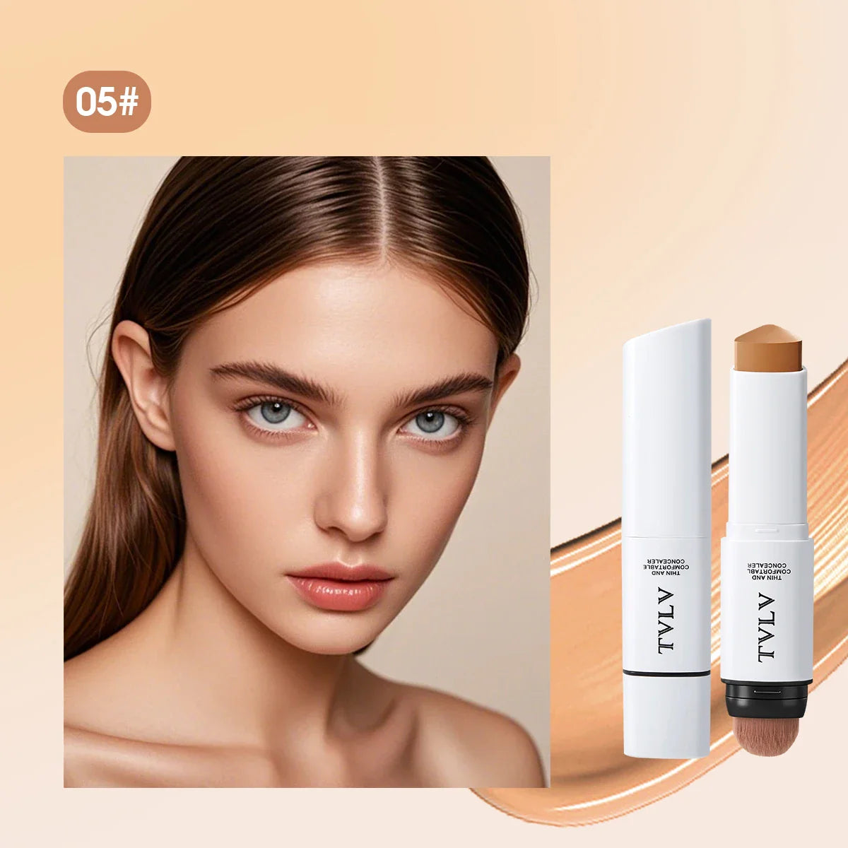 Double-Ended Cream Concealer – Full Coverage Natural Finish