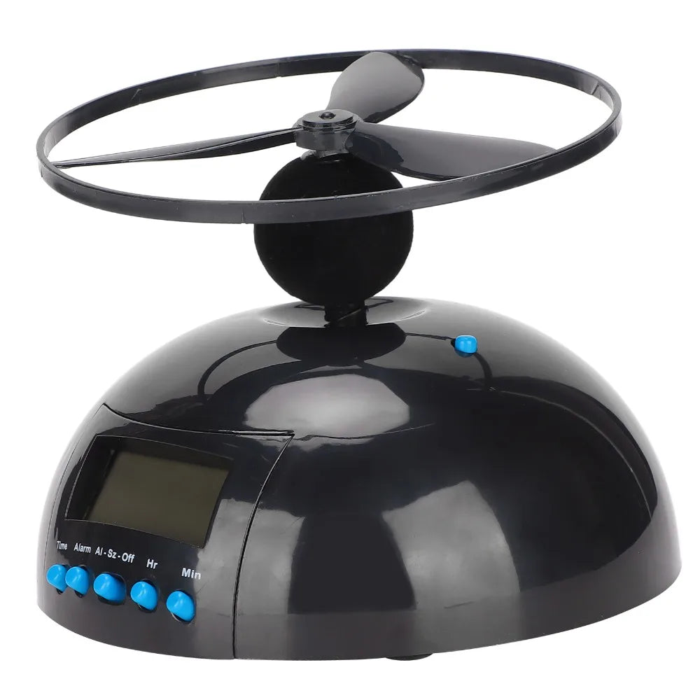 Innovative Alarm Multipurpose Electronic Clock Wake Up Tool Unique Flying Alarm Clock Moving Clock Home Peaceful Pleasures Health and Wellness