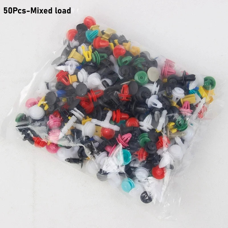 Universal Car Plastic Clips Fastener Kit 50/1000Pcs – Auto Trim