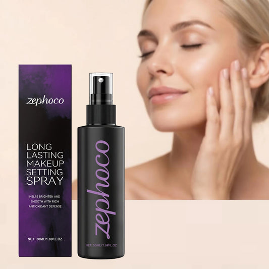 Waterproof Makeup Setting Spray Long-Lasting Glossy Matte Base Makeup Sweatproof Oil-Control Moisturizing Fixing Setting Spray Peaceful Pleasures Health and Wellness