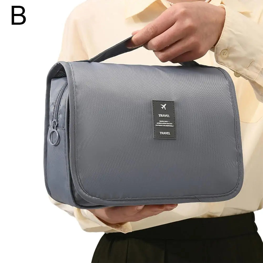 Waterproof Hanging Travel Makeup Bag & Toiletry Organizer