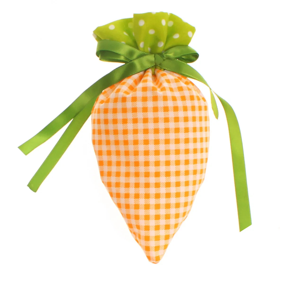 Easter Carrot Drawstring Gift Bag | Cute Velvet Candy Bag