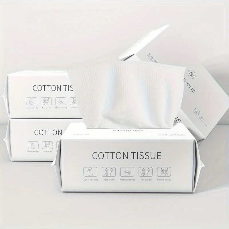 Disposable Face Towels | Dry & Wet Pearl Pattern Skin-Friendly