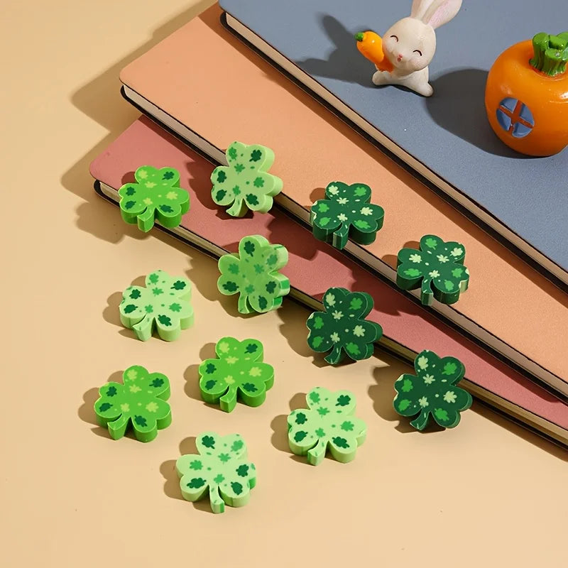 100 Pieces of Leaf-Shaped Erasers in Random Colors, Children's Stationery Suitable for School, Office, and Home Use, Fun Stationery, Learning Accessories, Classroom Rewards, Durable Material, Holiday Gifts, Party Favors Peaceful Pleasures Health and Wellness