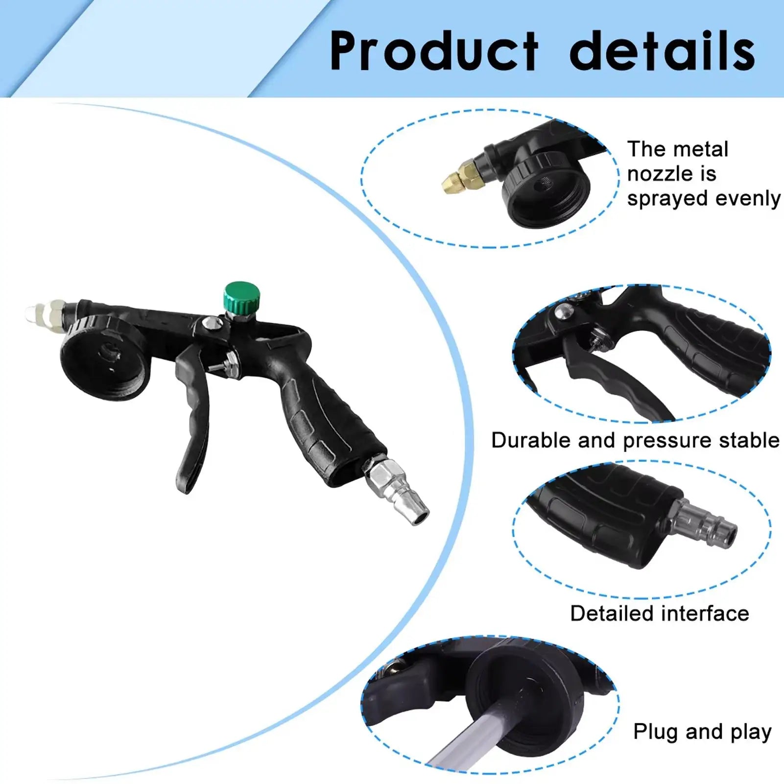 Airbrush Paint For Automobile Chassis Glue Gun Auto Armored Sprayer Adjustable Undercoating Metal Sprayer Gun Underbody Coating Peaceful Pleasures Health and Wellness