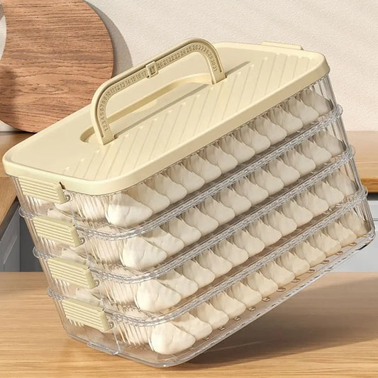 Multi-Layer Frozen Dumpling Storage Box | Large Capacity Food Storage Container Oasis Select