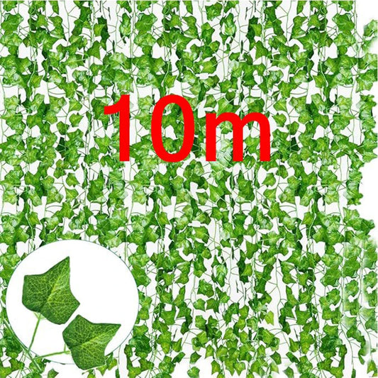 Artificial Ivy Vine Garland Silk Leaf Hanging Decor 2–10M Artificial Vine Garland Peaceful Pleasures Health and Wellness