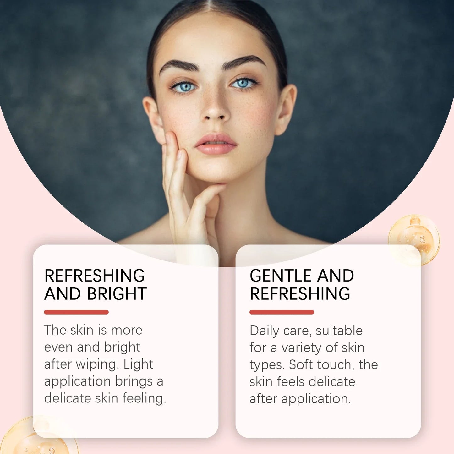 Jaysuing 70pc Succinic Acid Peeling Pads AHA BHA Exfoliant
