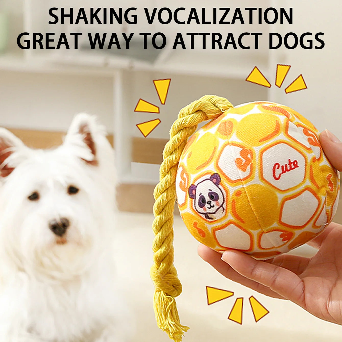 Durable Dog Squeaky Chew Toy – Teething & Boredom Relief