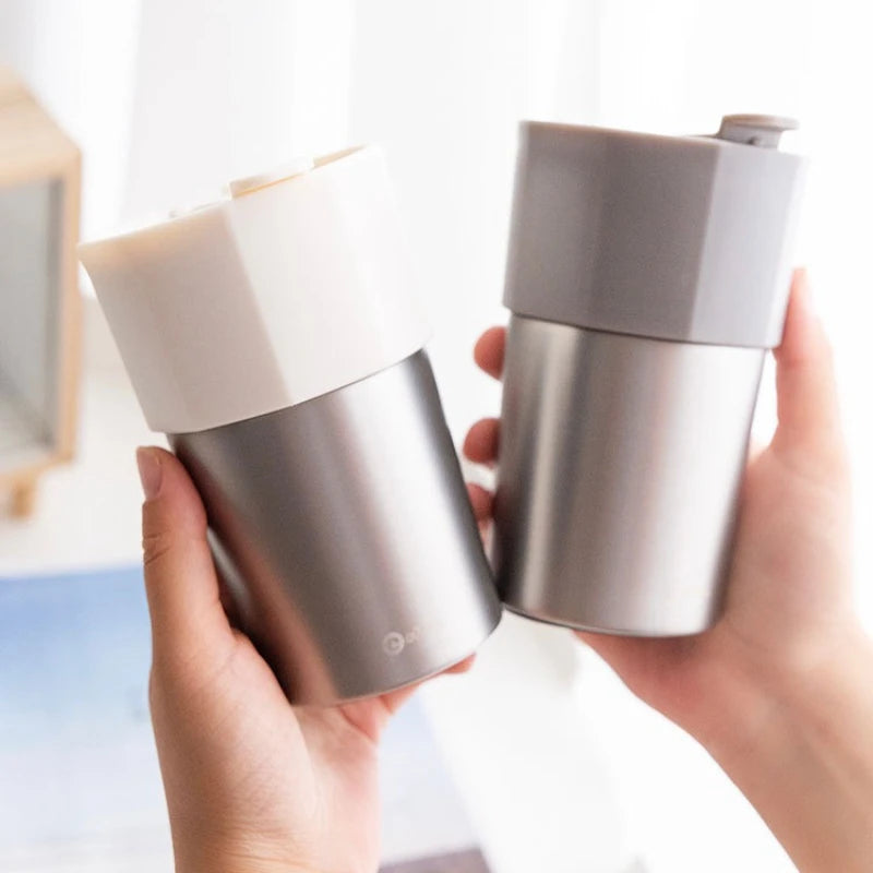 Stainless Steel Double-Wall Insulated Coffee Mug 300ml