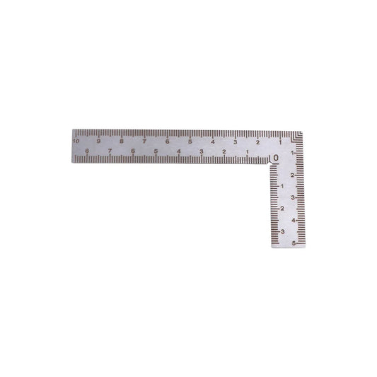 Stainless Steel L Square Ruler Measuring Tool High-Accuracy Metal Ruler Precision Small Frame Mini Ruler School Supplies Peaceful Pleasures Health and Wellness small