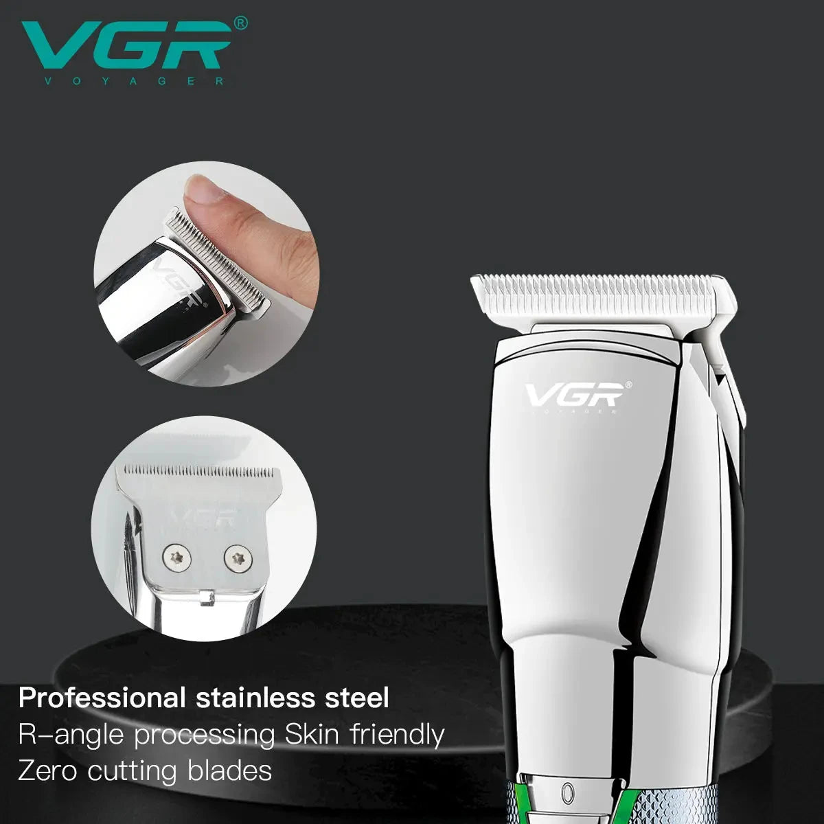 VGR V-903 Cordless Hair Clipper & Trimmer for Men | USB