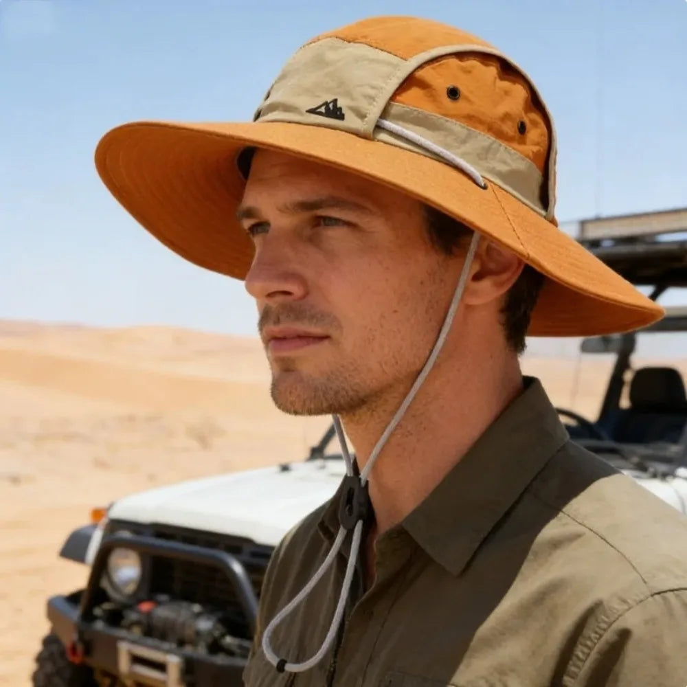 Unisex Large Brim Bucket Hat – Lightweight, Foldable Sun Hat