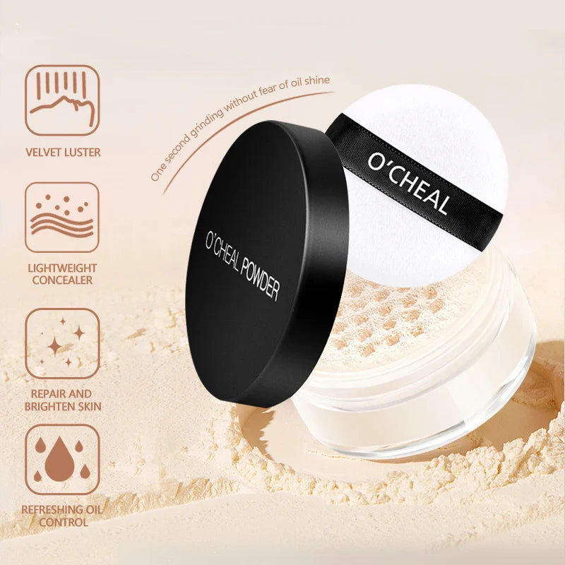 O'CHEAL Oil Control Face Powder & CC Cushion Set – Matte