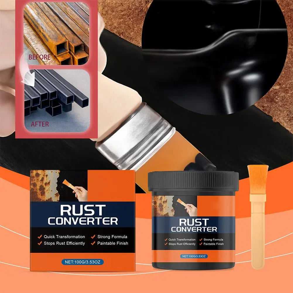 Rust Converter & Metal Primer Paint - Stops Rust Corrosion Inhibitor Coating For Automotive Marine Industrial Metal UV Resistant Peaceful Pleasures Health and Wellness